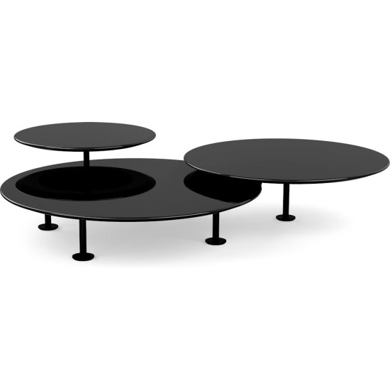 KNOLL GRASSHOPPER TRIPLE-TOP TABLE BASSE