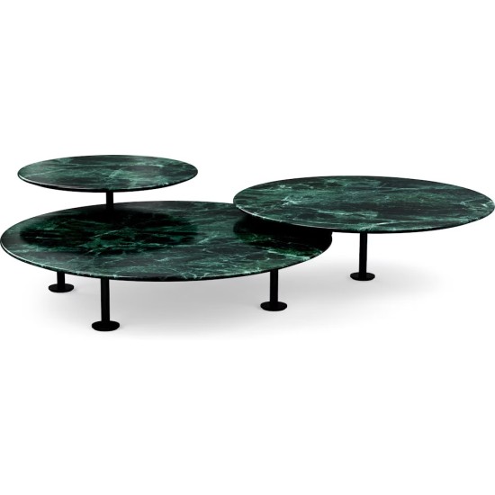 KNOLL GRASSHOPPER TRIPLE-TOP TABLE BASSE