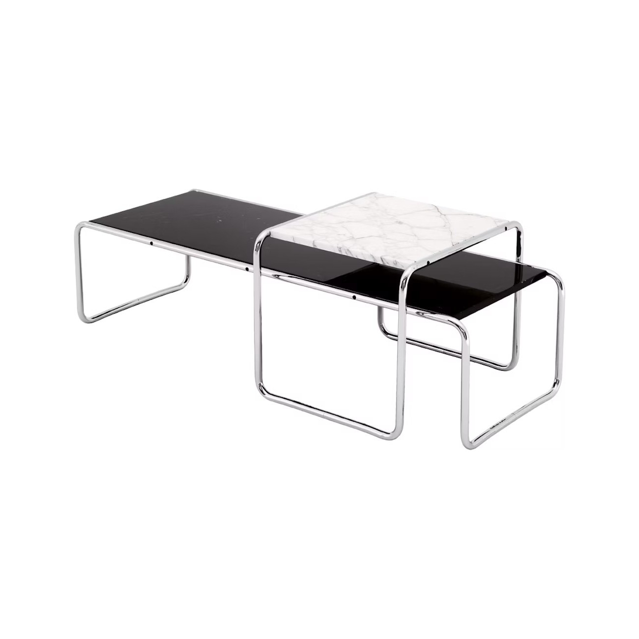 KNOLL LACCIO 1/2 TABLE BASSE