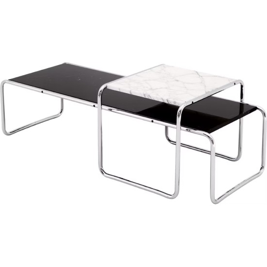 KNOLL LACCIO 1/2 TABLE BASSE
