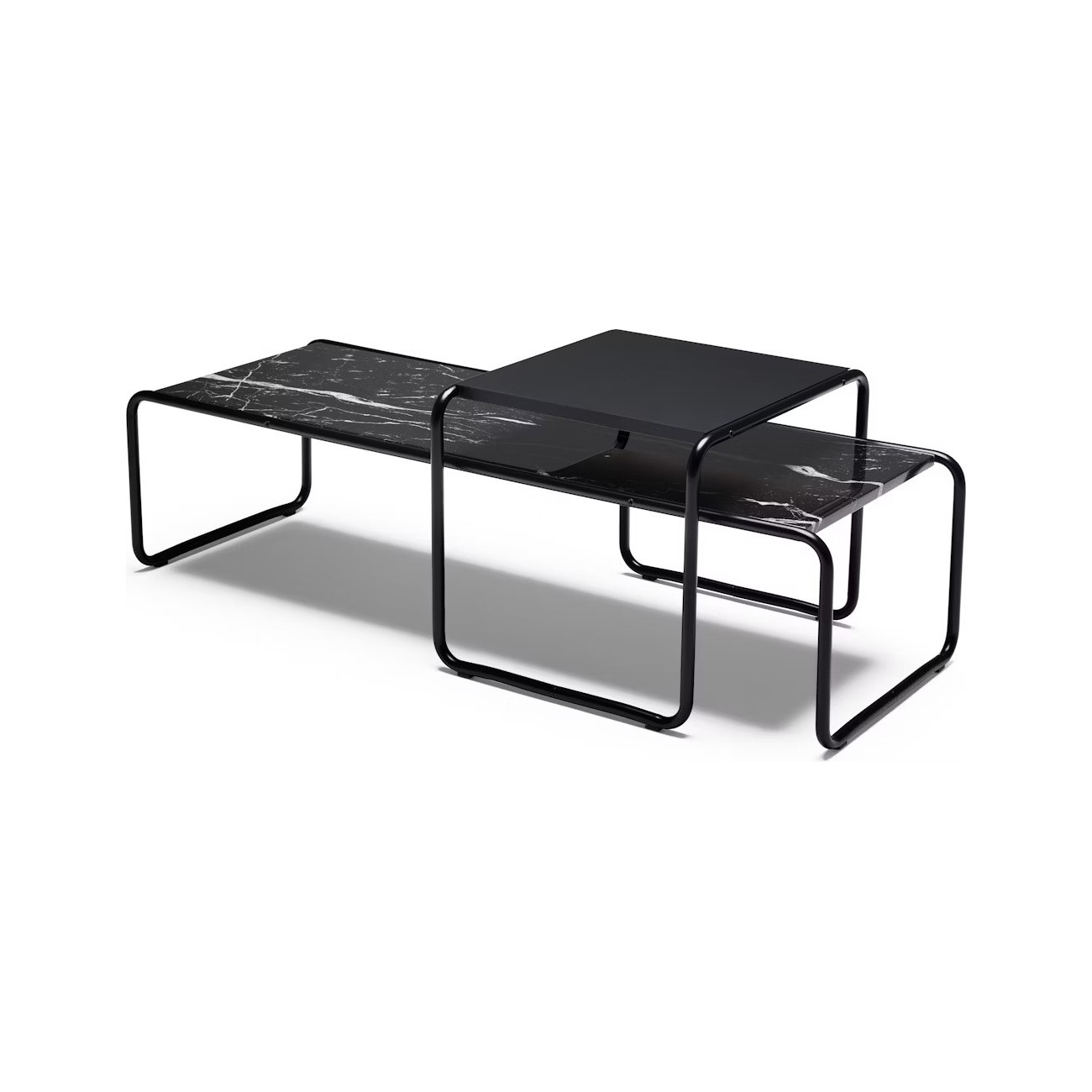 KNOLL LACCIO 1/2 TABLE BASSE