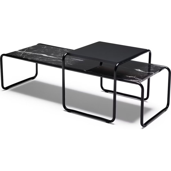 KNOLL LACCIO 1/2 TABLE BASSE