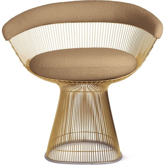 KNOLL PLATNER ARMCHAIR GOLD BASE