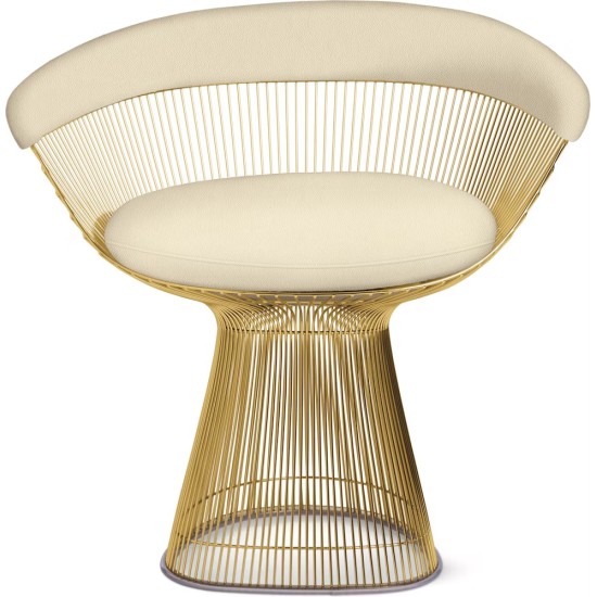 KNOLL PLATNER ARMCHAIR GOLD BASE