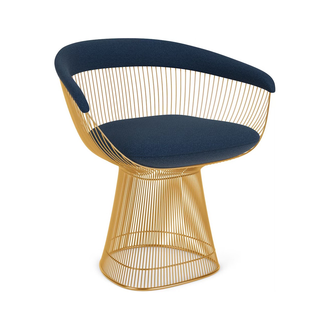 KNOLL PLATNER ARMCHAIR GOLD BASE