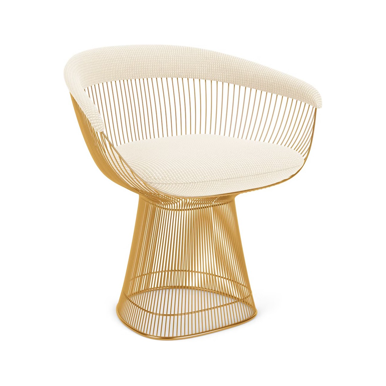 KNOLL PLATNER ARMCHAIR GOLD BASE