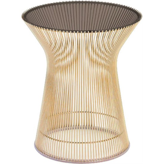 KNOLL PLATNER GOLD SIDE TABLE