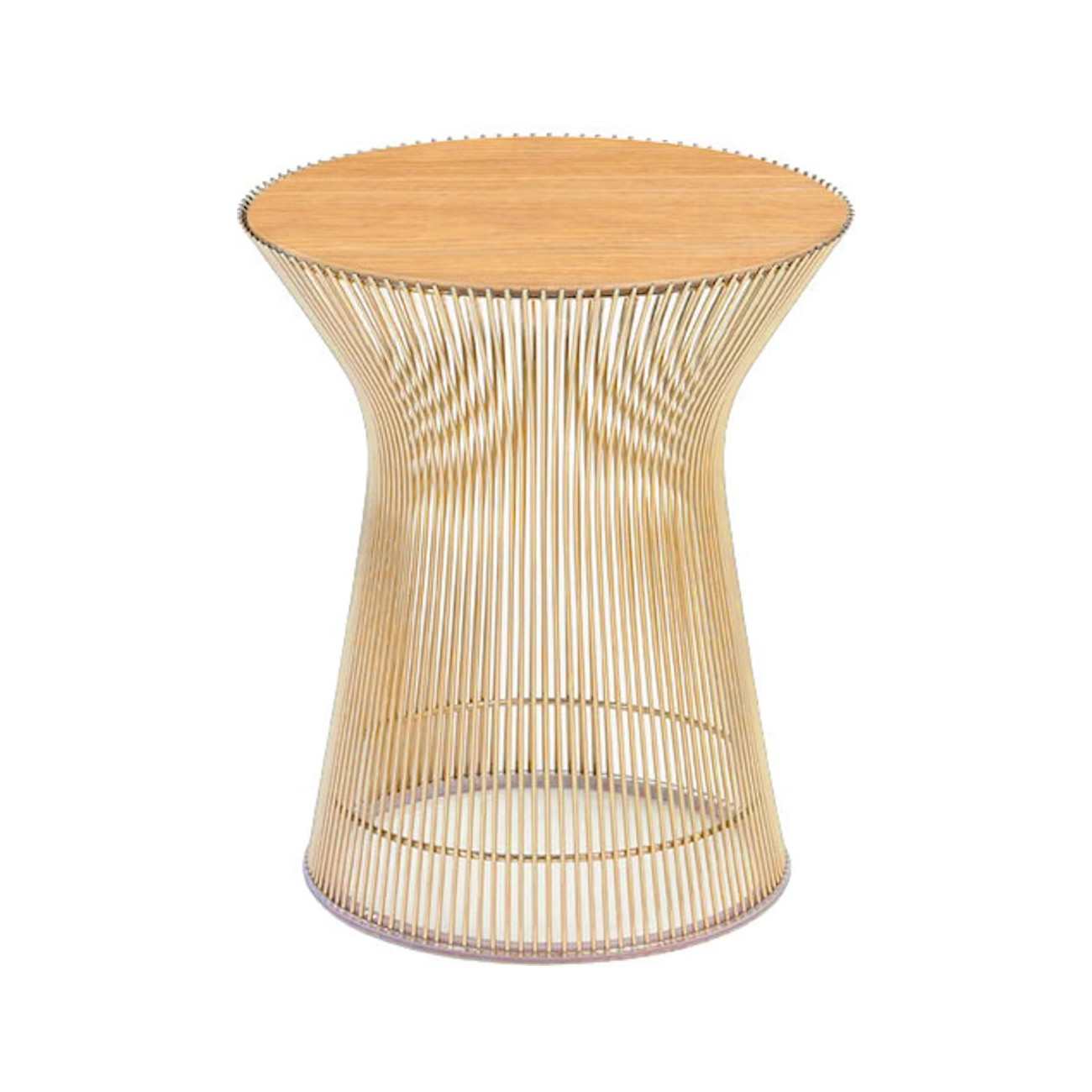 KNOLL PLATNER GOLD SIDE TABLE