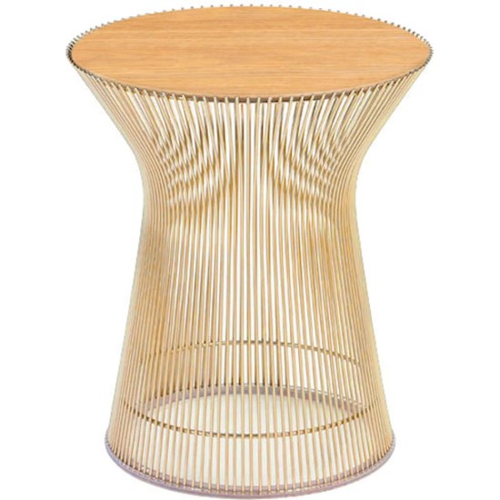 KNOLL PLATNER GOLD SIDE TABLE