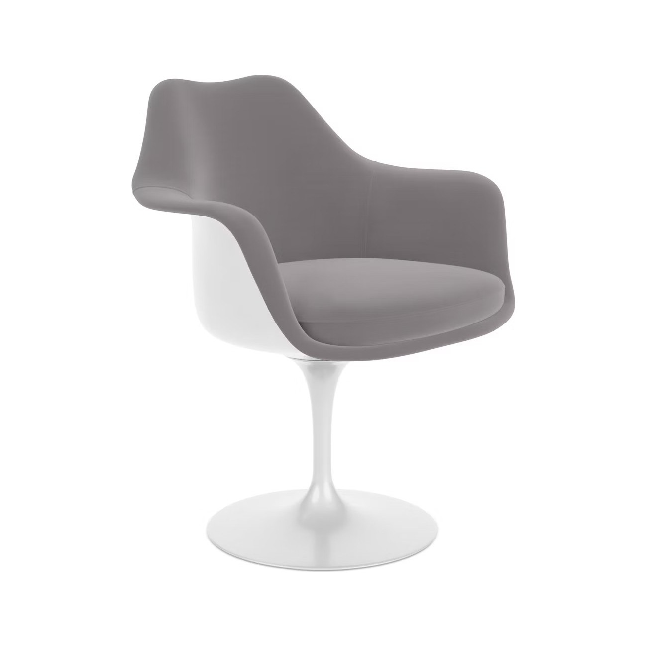 KNOLL TULIP FAUTEUIL ROTATIF REMBOURRÉ