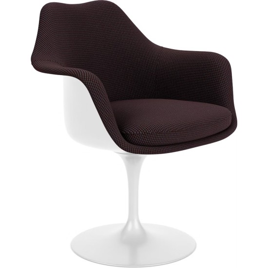 KNOLL TULIP SWIVEL UPHOLSTERED ARMCHAIR
