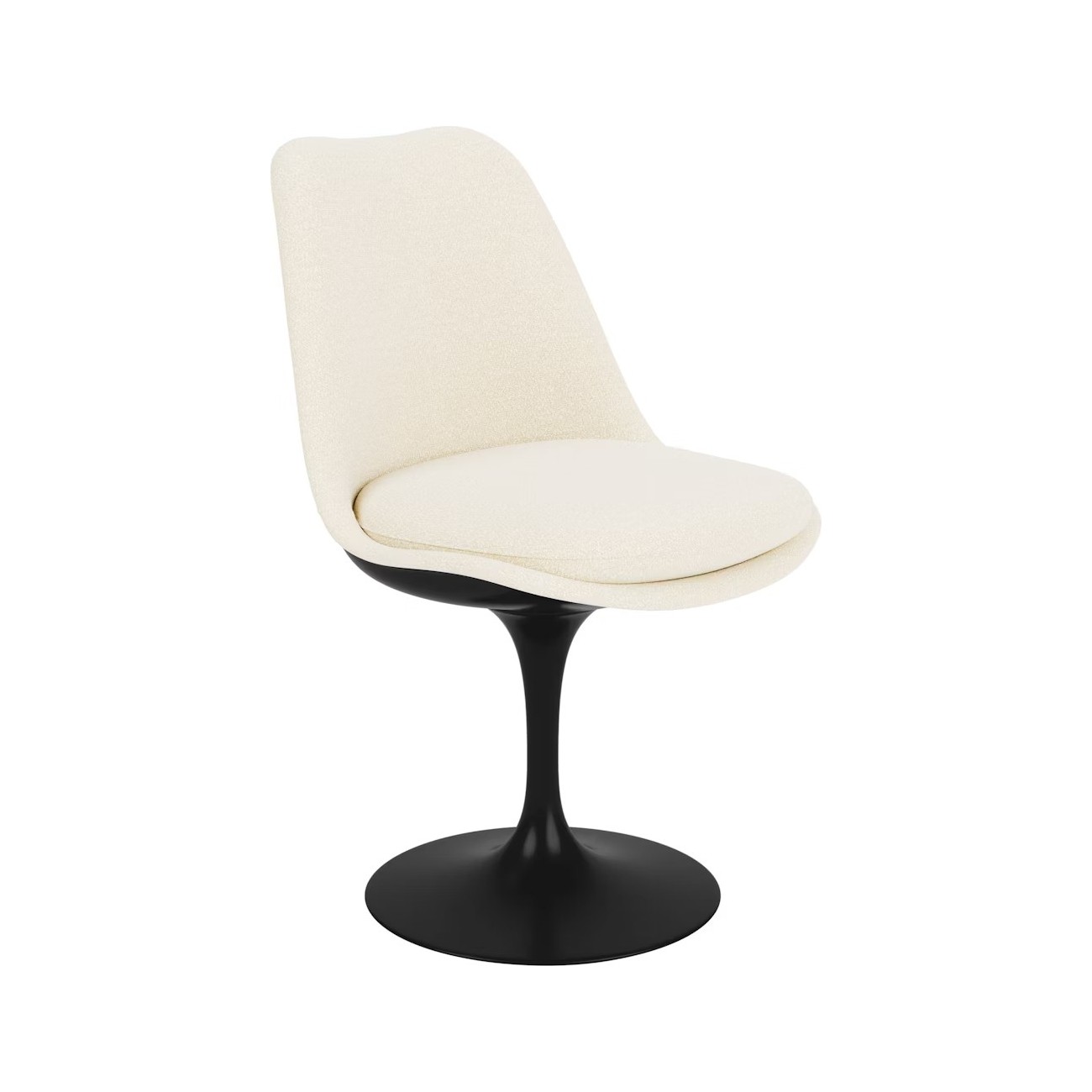 KNOLL TULIP CHAISE PIVOTANTE REVÊTUE