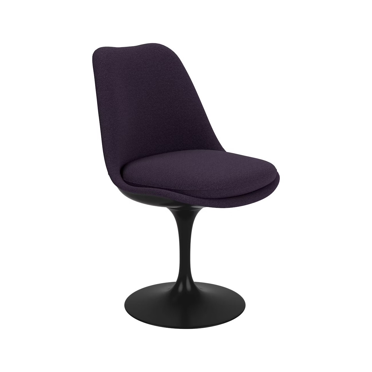 KNOLL TULIP CHAISE PIVOTANTE REVÊTUE