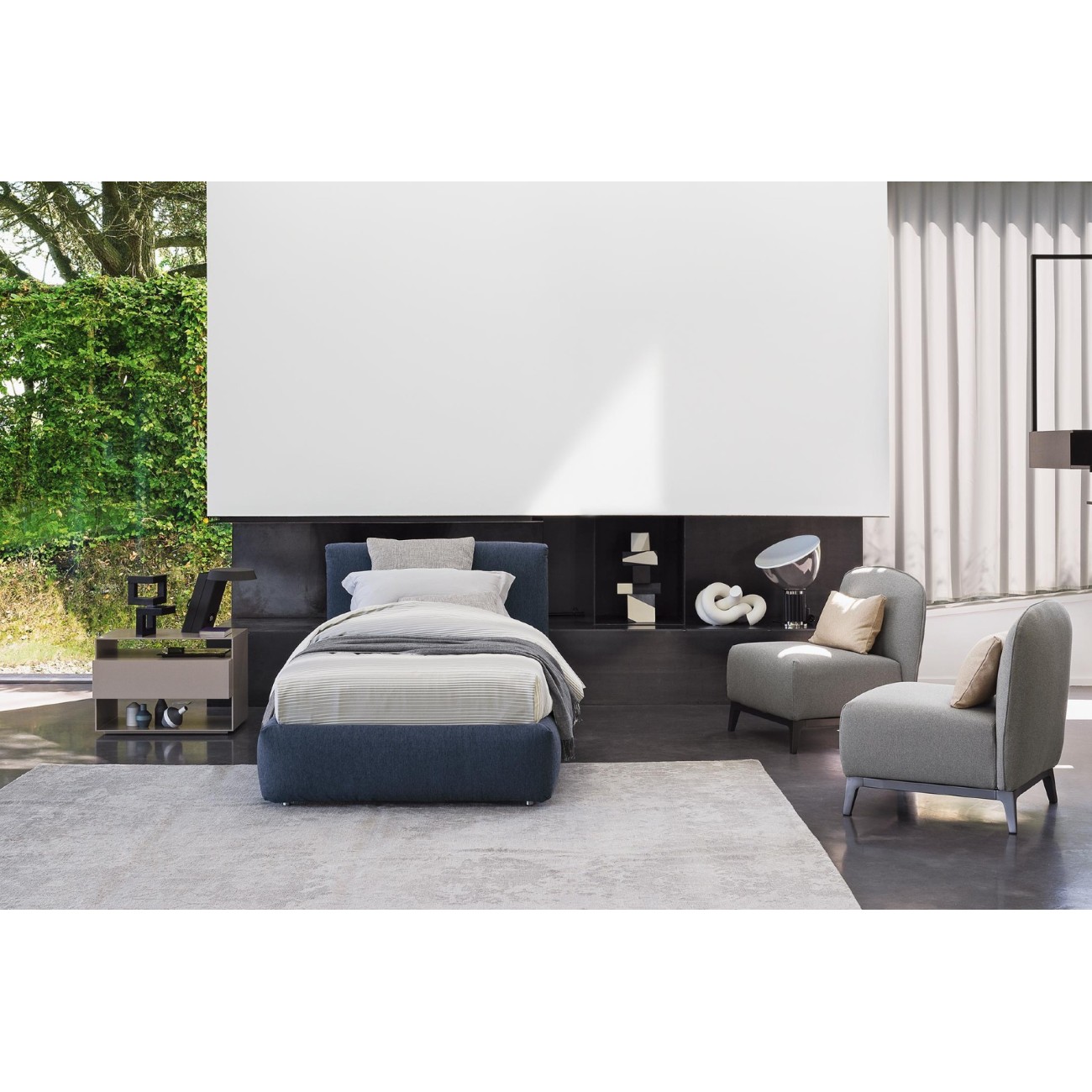 FLOU MERKURIO LETTO SINGOLO CONTENITORE