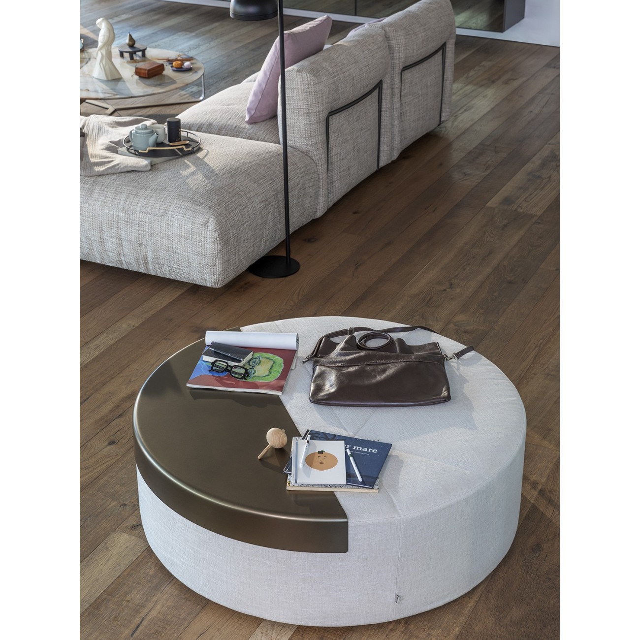 FLOU POUF MOON