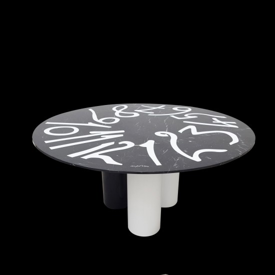 CLETO MUNARI TABLE BLACK NUMBERS