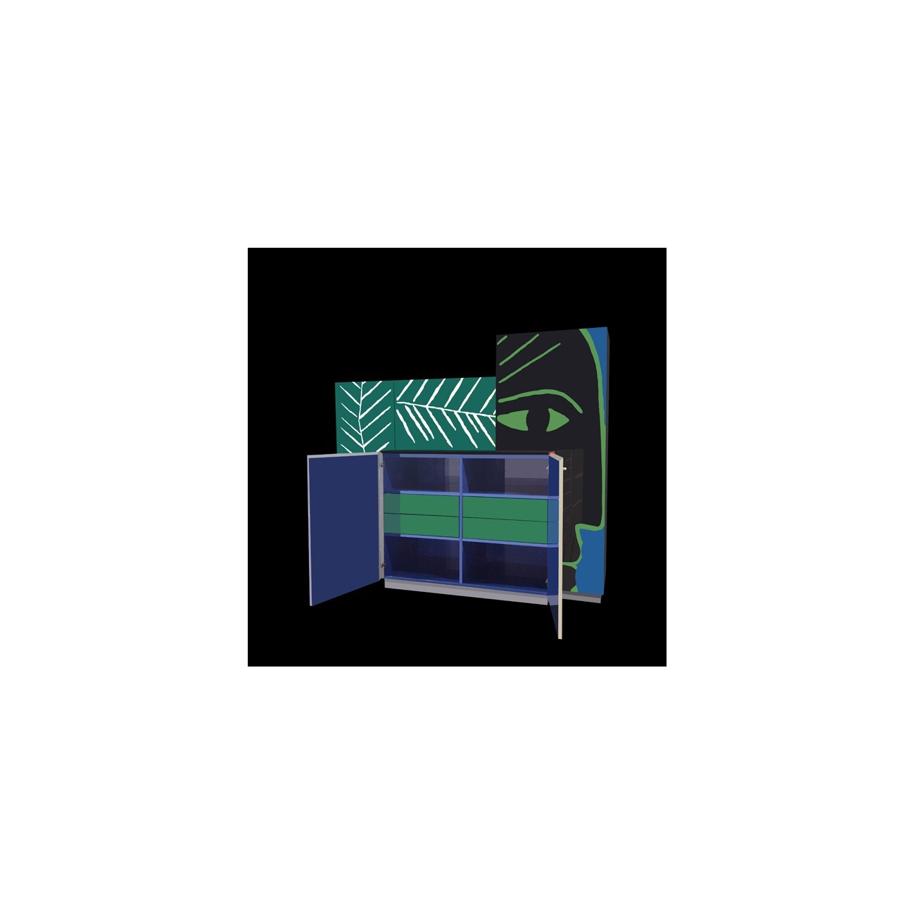 CLETO MUNARI TRIMOBILE PALUDI CUPBOARD