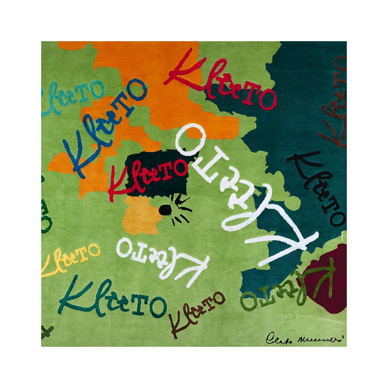 CLETO MUNARI APRÈS PAUL KLEE TAPIS