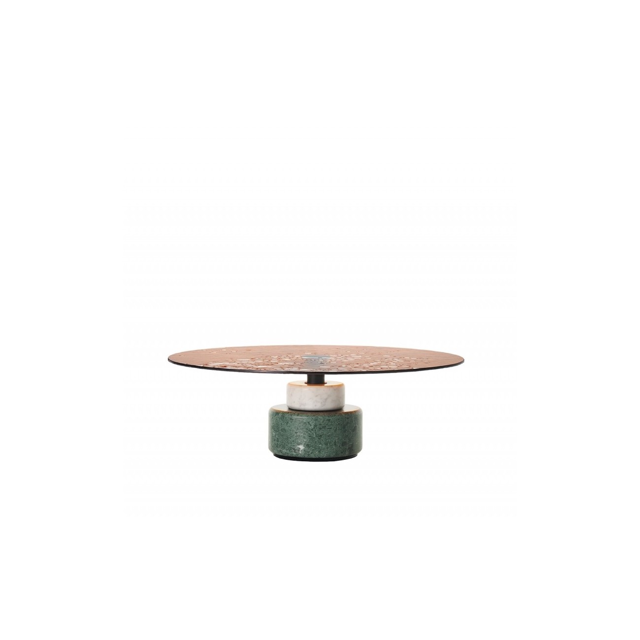 ACERBIS TABLE BASSE MENHIR B+E PLATEAU PLAQUÉ