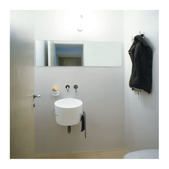 AGAPE BUCATINI LAVABO A PARETE