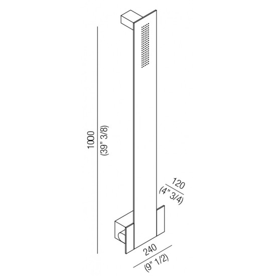 AGAPE SEN RUBINETTO CON SOFFIONE (PER DOCCIA)