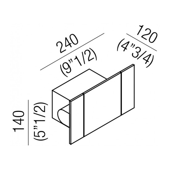 AGAPE SEN COMANDO A PARETE (PER DOCCIA / VASCA)
