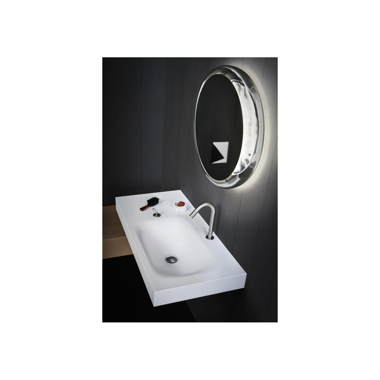 AGAPE SQUARE SINGLE‑HOLE TOP‑MOUNTED MIXER