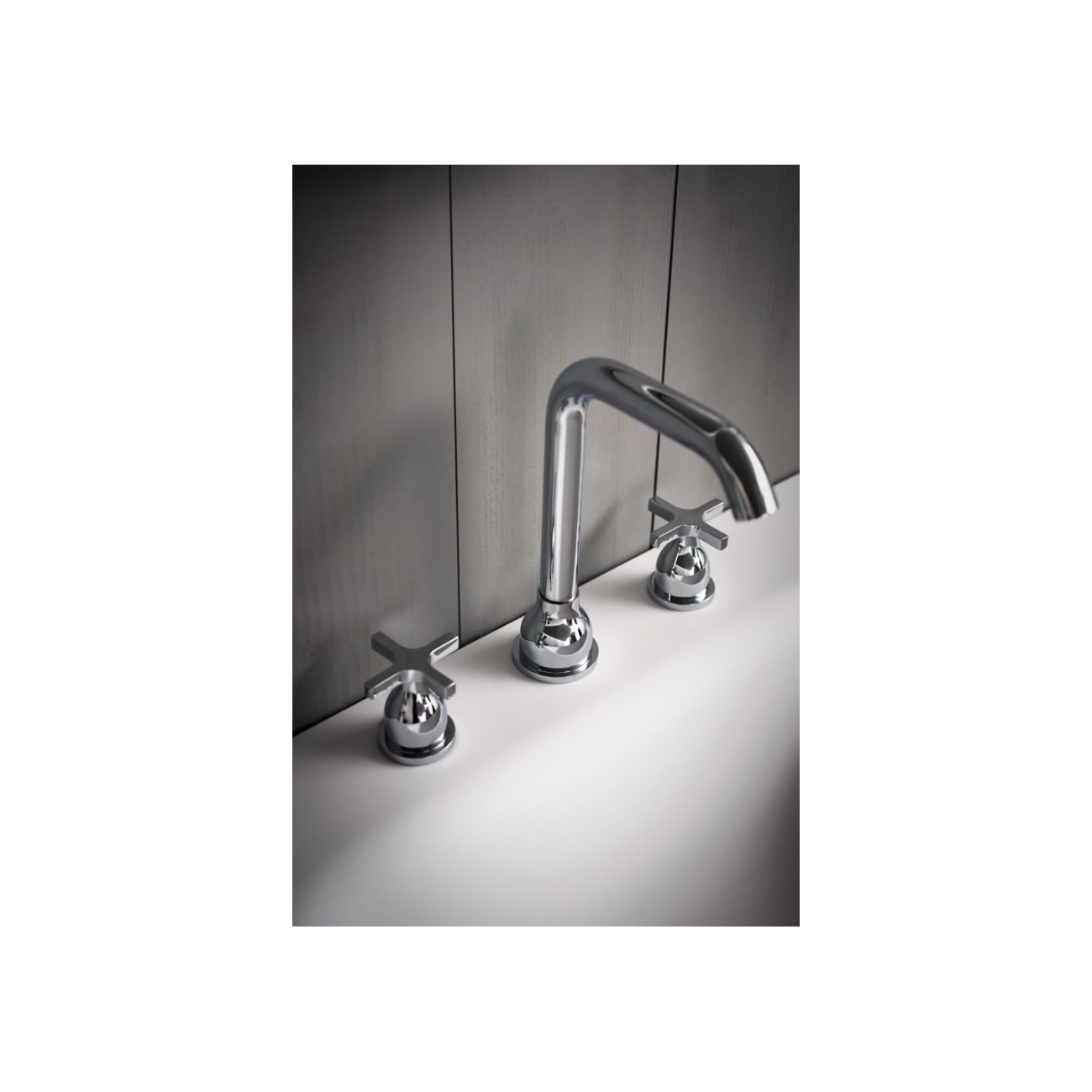 AGAPE MEMORY THREE‑HOLE BASIN TAP