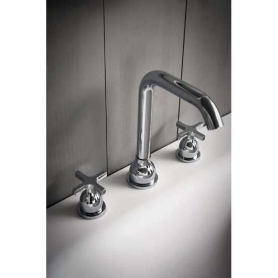 AGAPE MEMORY THREE‑HOLE BASIN TAP