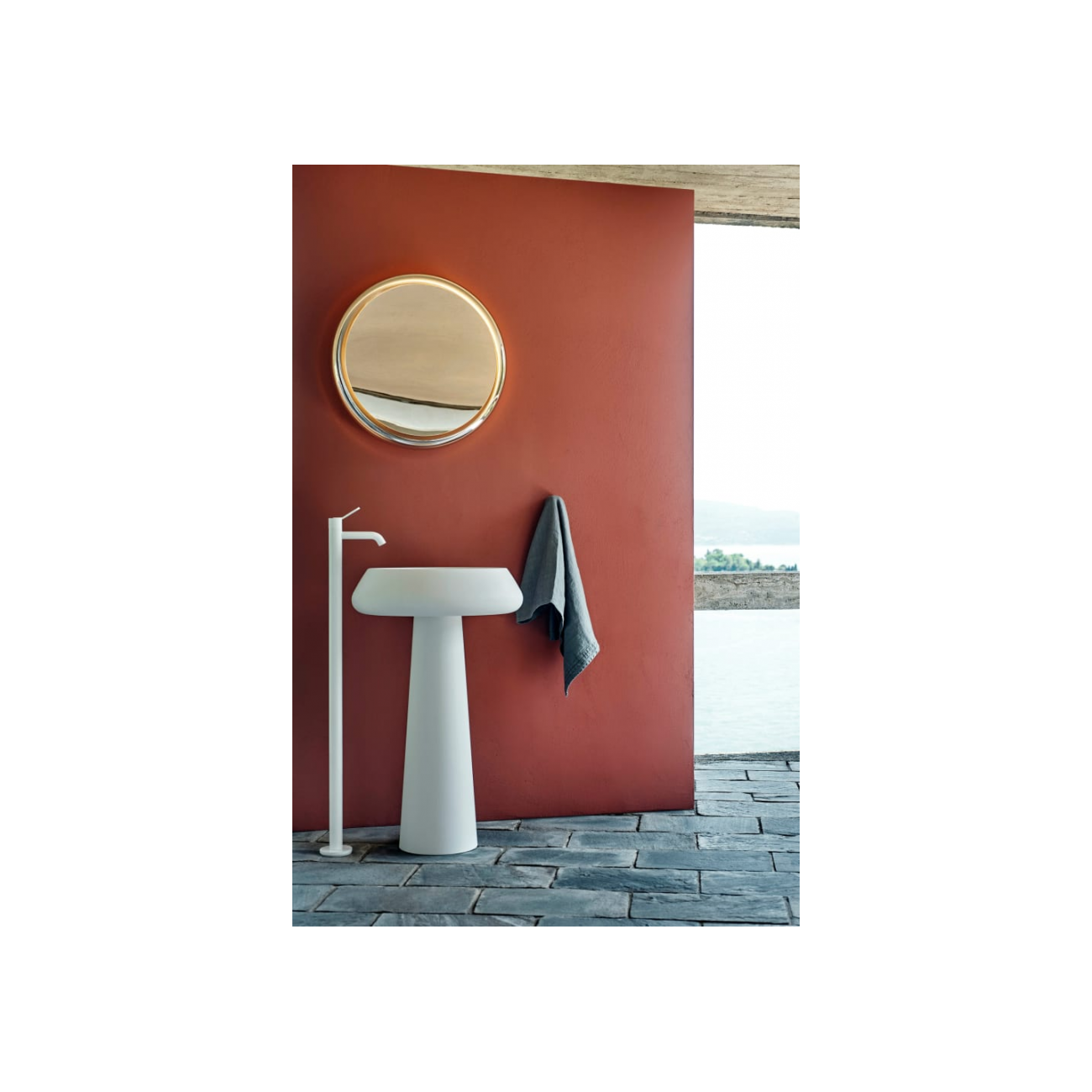 AGAPE FEZ 2 FLOOR‑STANDING BASIN MIXER