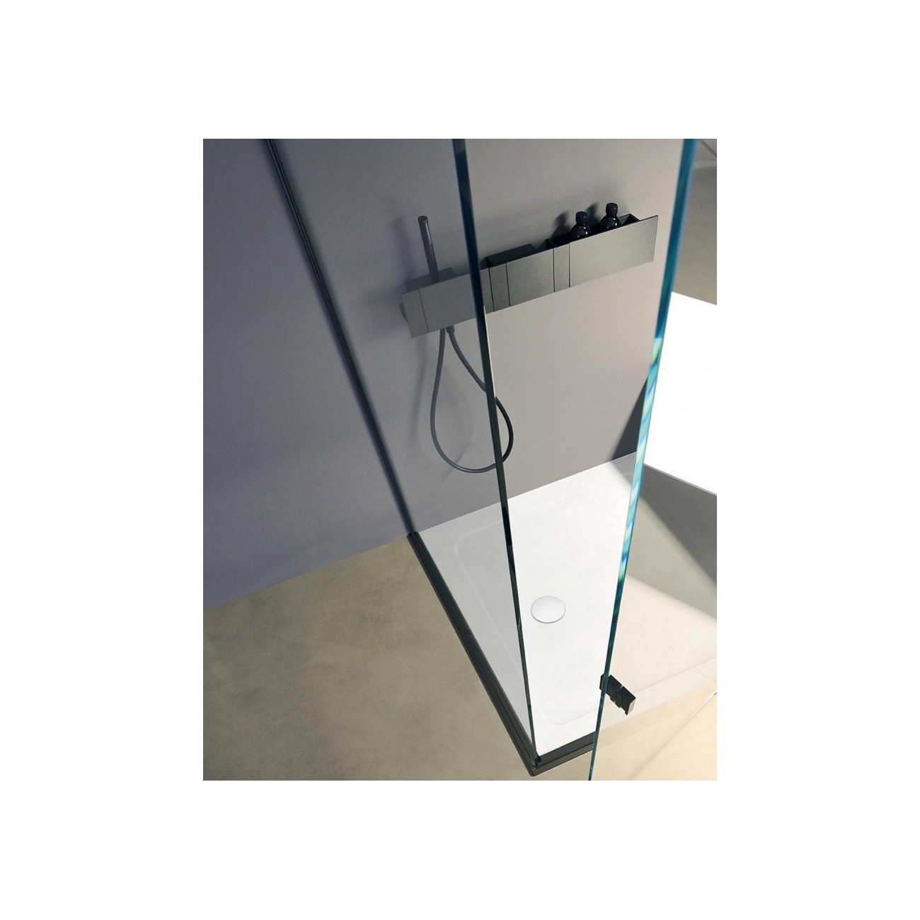 AGAPE PLAN‑A SHOWER ENCLOSURE IN NISCHE