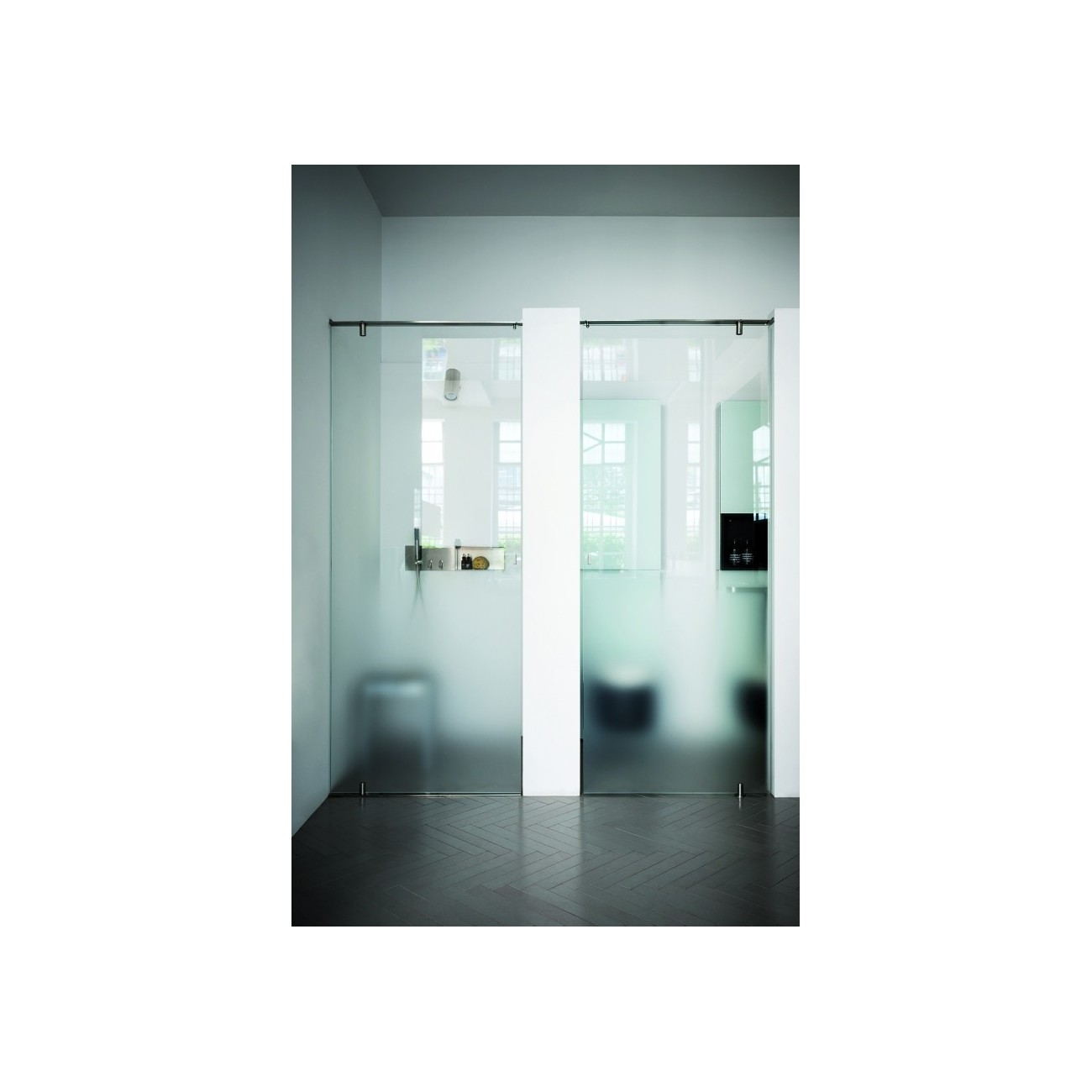 AGAPE PLAN‑A SHOWER ENCLOSURE IN NISCHE