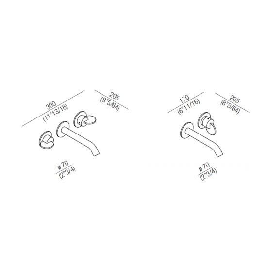 AGAPE LIMÓN RUBINETTO A PARETE