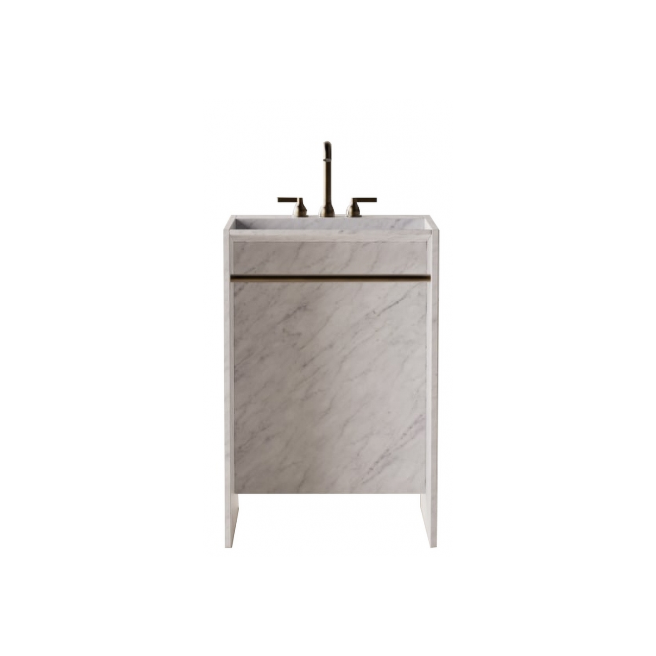 AGAPE LAVABO À COLONNE FACE À FACE