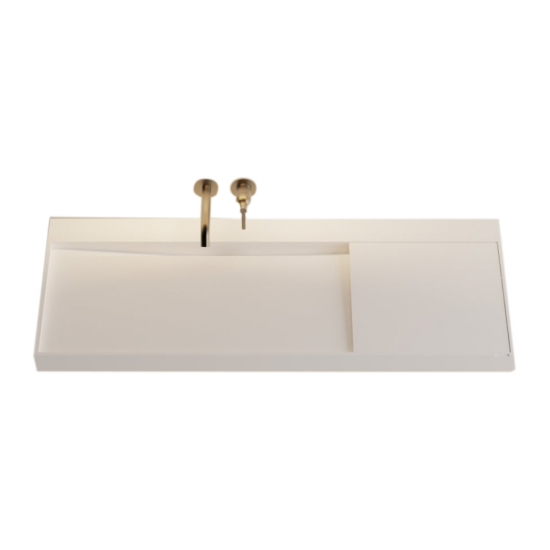 AGAPE LITORALE WALL‑MOUNTED WASHBASIN