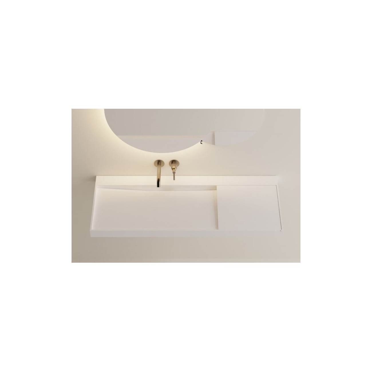AGAPE LITORALE WALL‑MOUNTED WASHBASIN