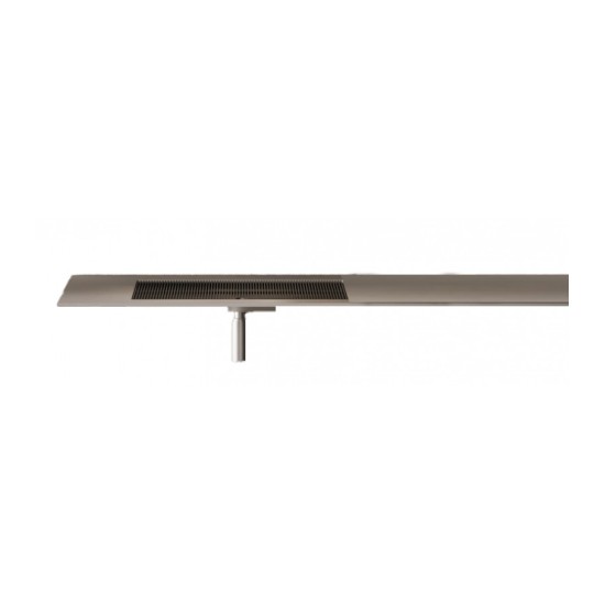 AGAPE ELL INOX WALL‑MOUNTED WASHBASIN