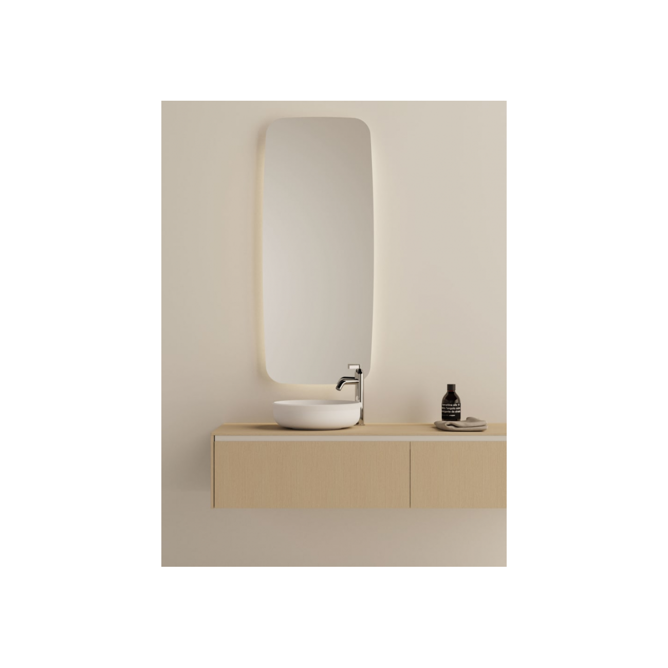 AGAPE UNDICI ROUND COUNTERTOP BASIN