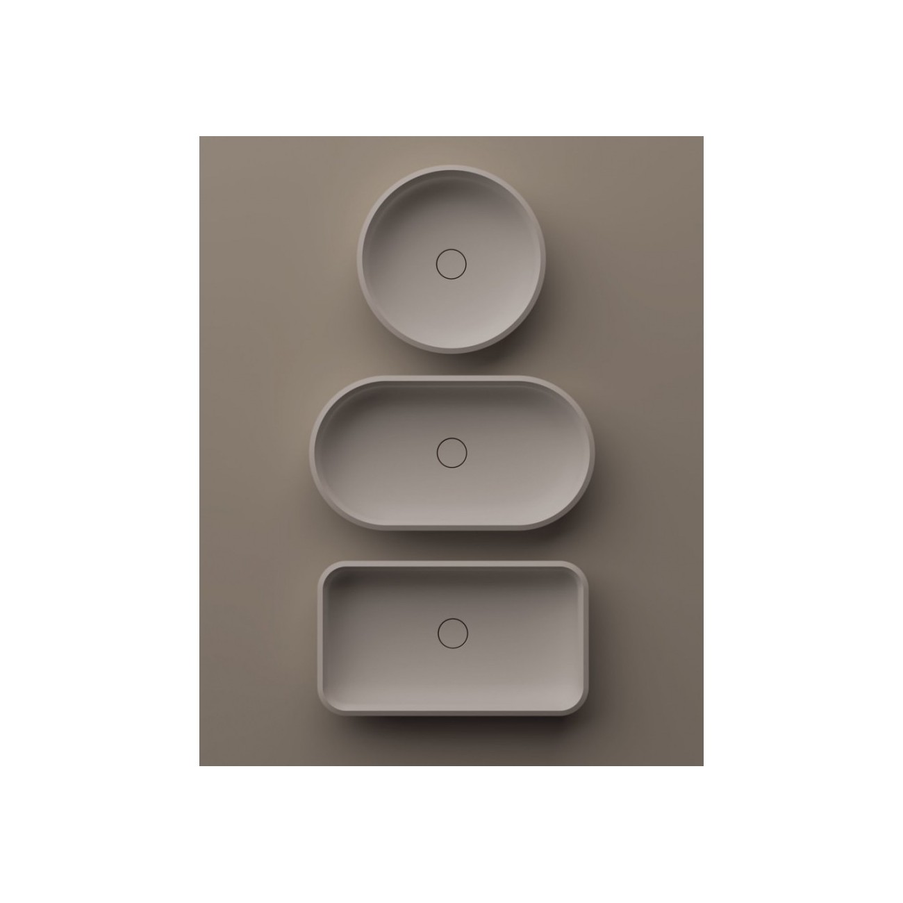AGAPE UNDICI OVER‑COUNTERTOP BASIN