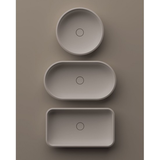 AGAPE UNDICI OVER‑COUNTERTOP BASIN