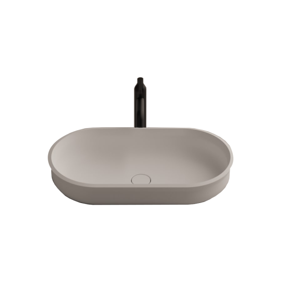 AGAPE UNDICI OVAL COUNTERTOP BASIN