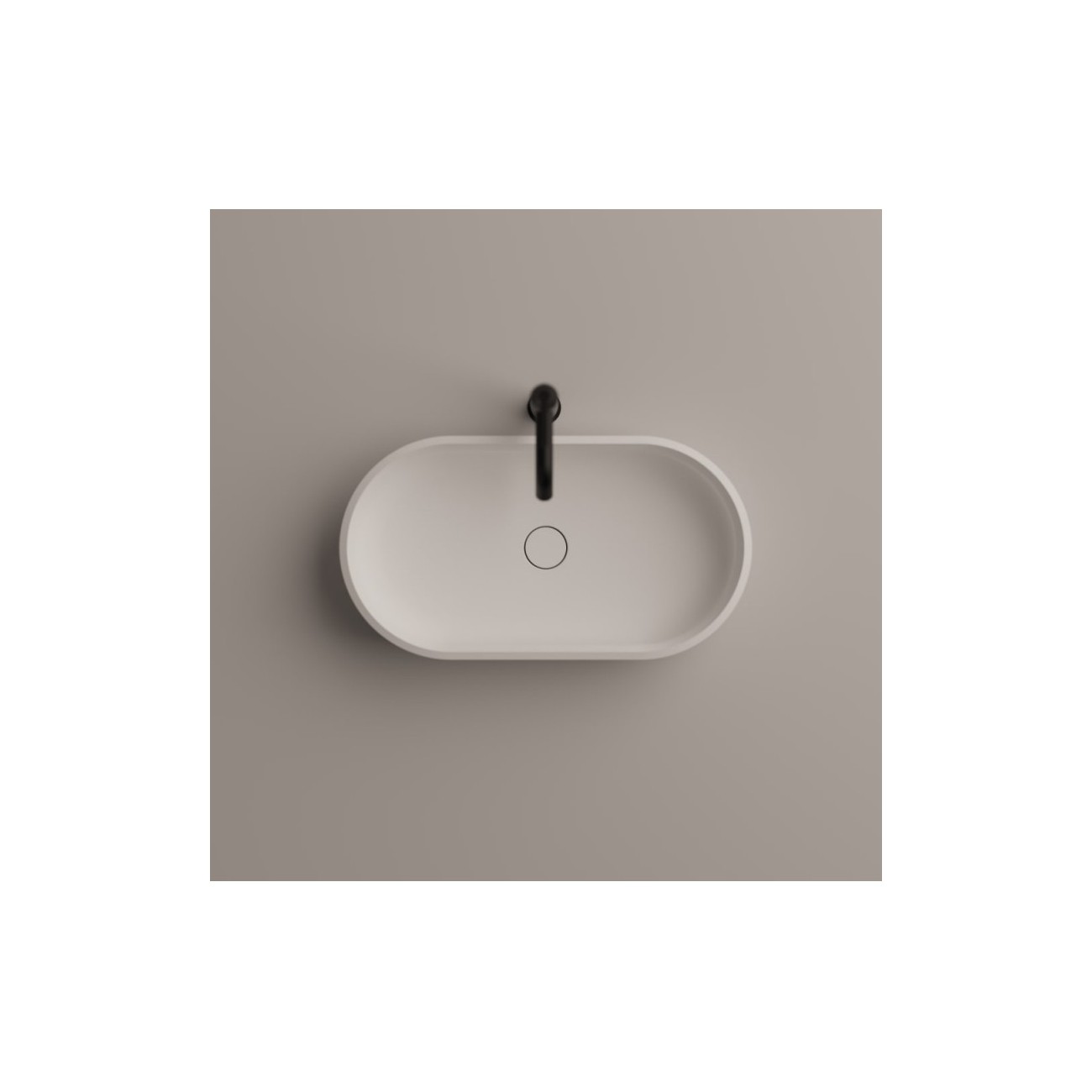 AGAPE UNDICI OVAL COUNTERTOP BASIN
