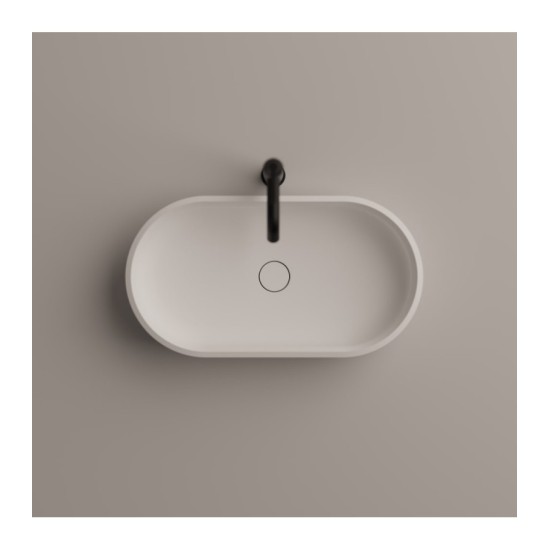 AGAPE UNDICI OVAL COUNTERTOP BASIN