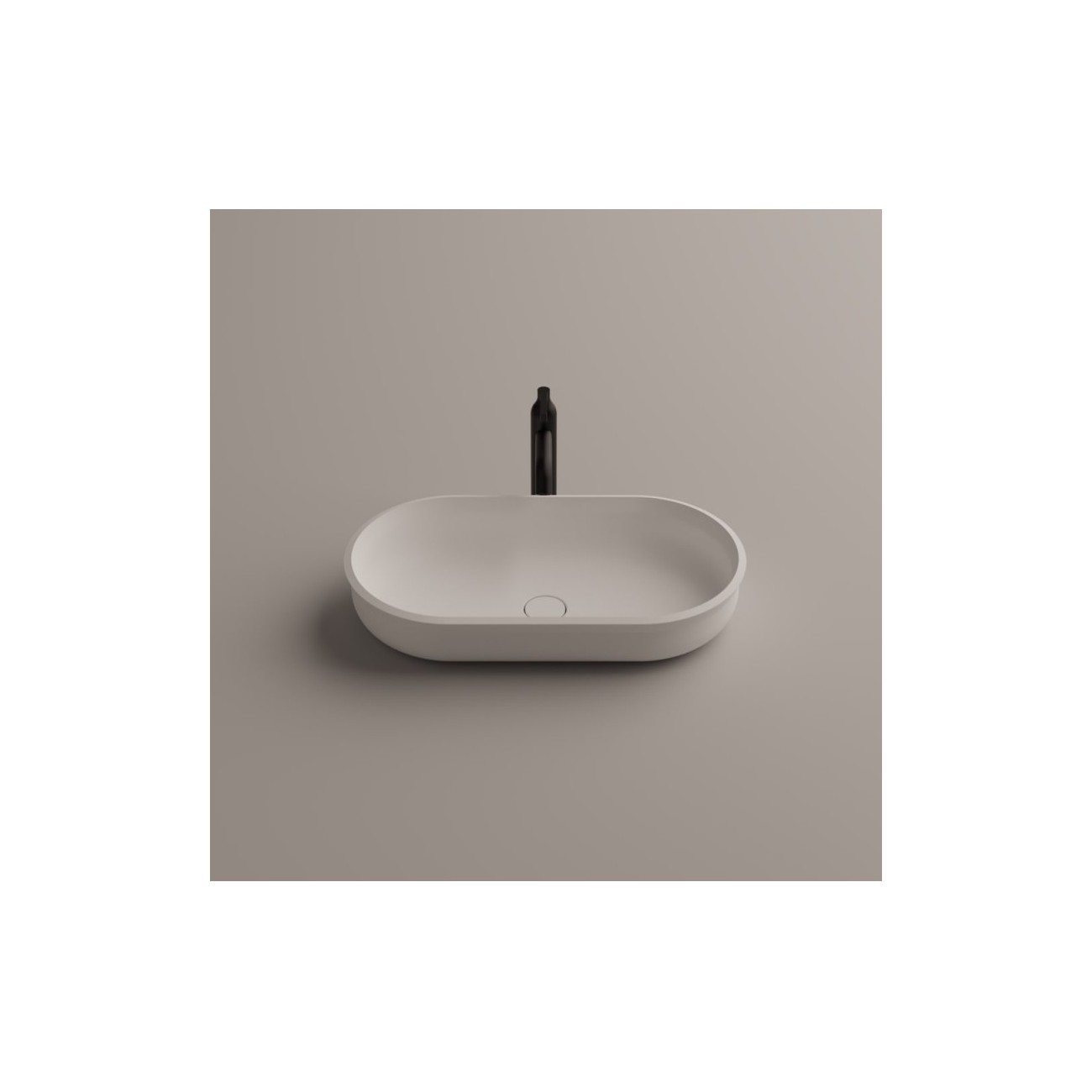 AGAPE UNDICI OVAL COUNTERTOP BASIN
