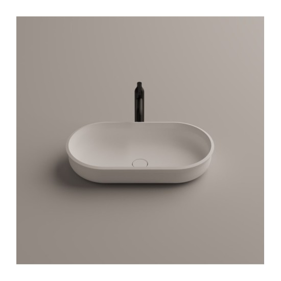 AGAPE UNDICI OVAL COUNTERTOP BASIN