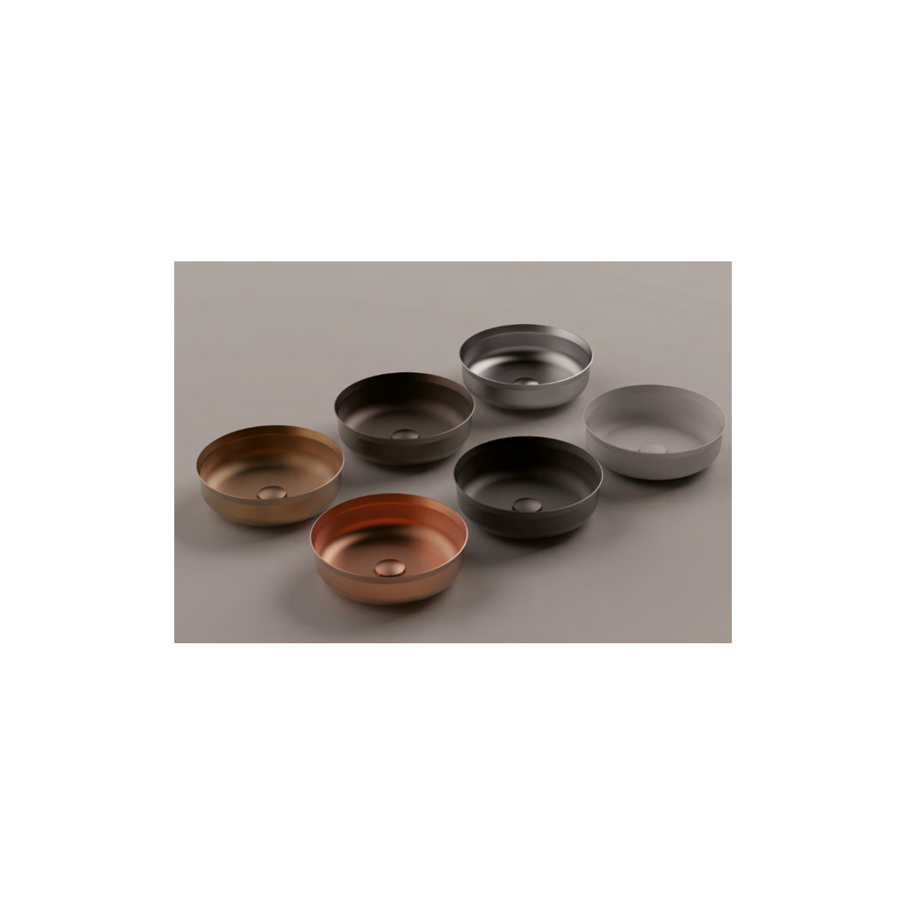 AGAPE UNDICI INOX OVER‑COUNTERTOP BASIN