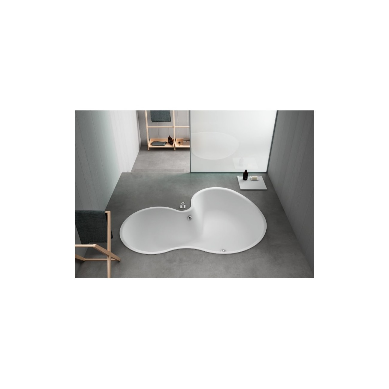 AGAPE DR BUILT‑IN BATHTUB