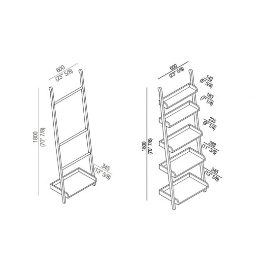 AGAPE STAIRS PORTE-SERVIETTES