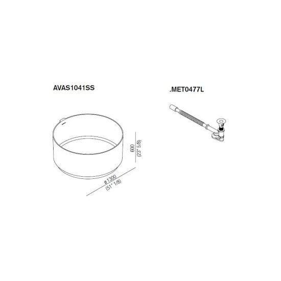 AGAPE IN‑OUT VASCA DA BAGNO