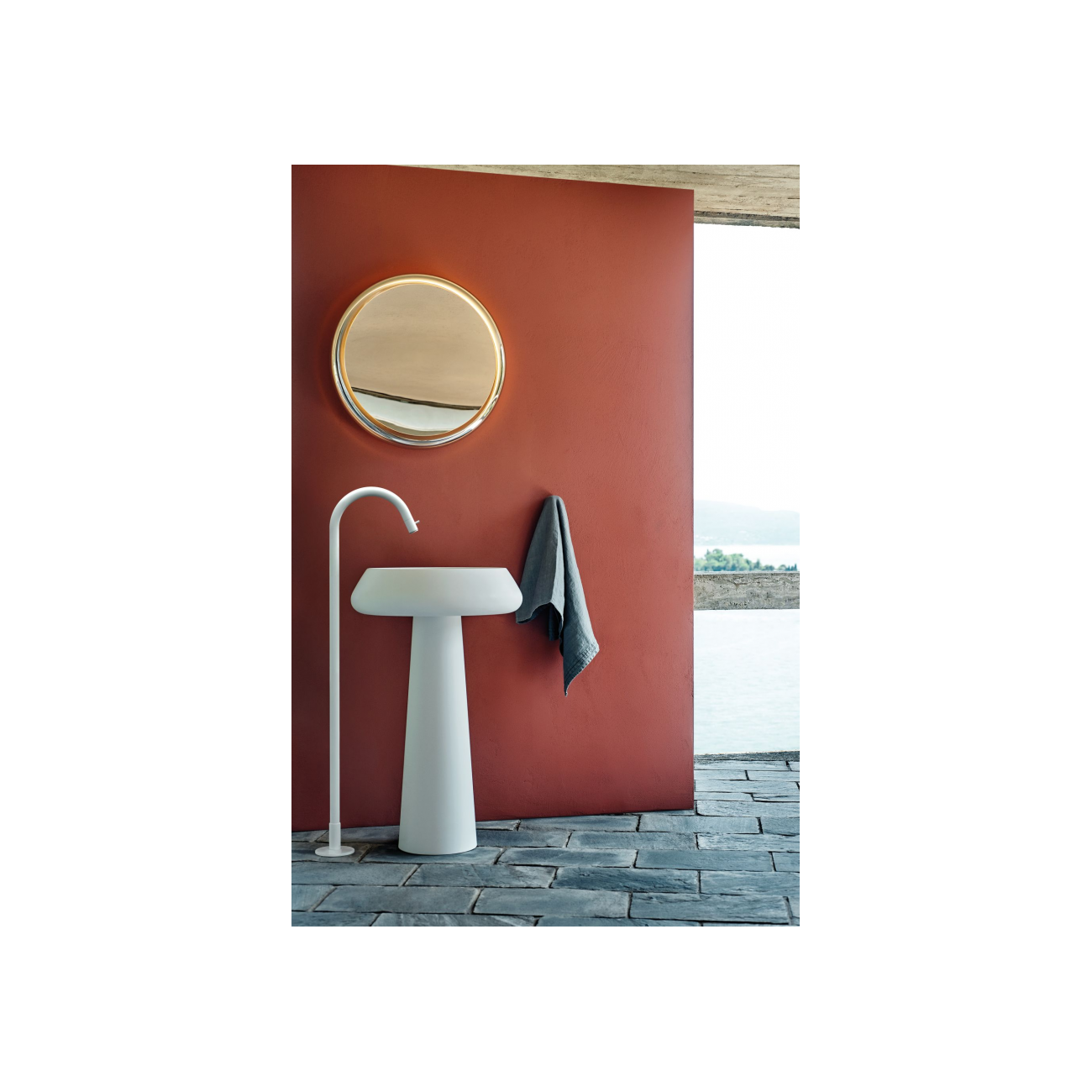 AGAPE BJHON 2 LAVABO A COLONNA